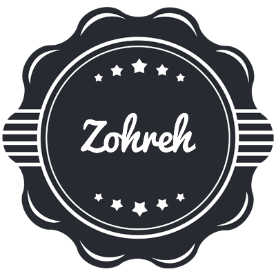 Zohreh badge logo