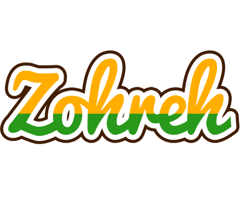 Zohreh banana logo