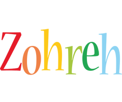 Zohreh birthday logo