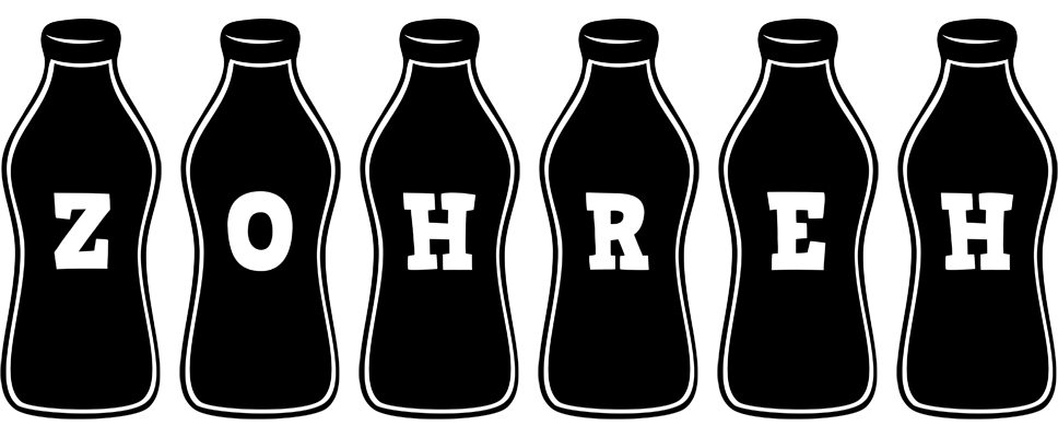 Zohreh bottle logo