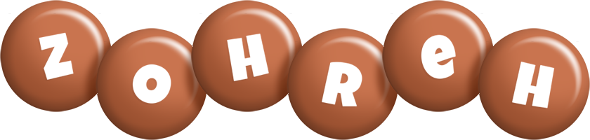 Zohreh candy-brown logo