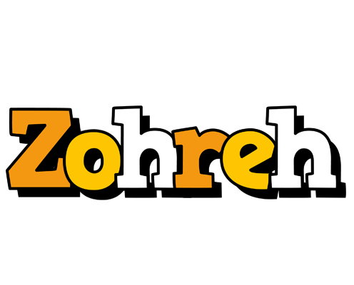 Zohreh cartoon logo