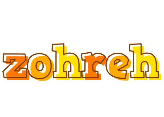 Zohreh desert logo