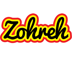 Zohreh flaming logo