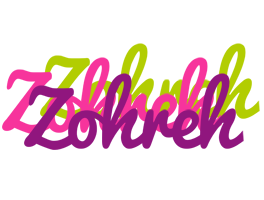 Zohreh flowers logo