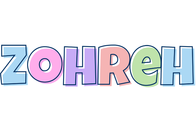 Zohreh pastel logo