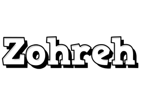 Zohreh snowing logo