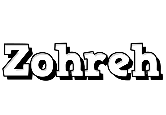 Zohreh snowing logo
