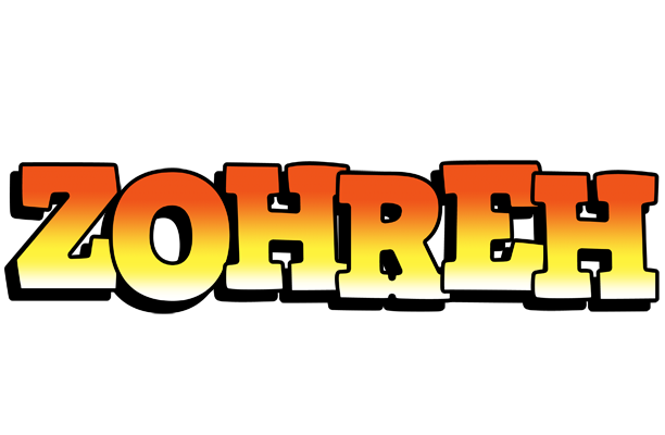 Zohreh sunset logo