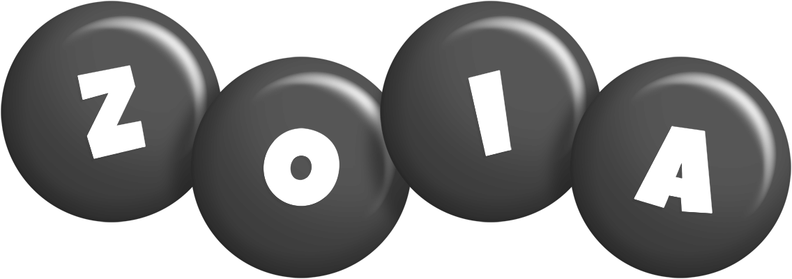 Zoia candy-black logo