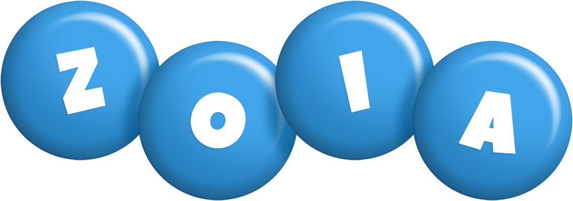 Zoia candy-blue logo