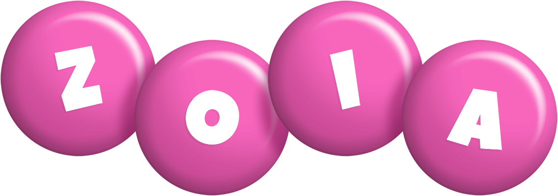 Zoia candy-pink logo