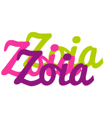 Zoia flowers logo