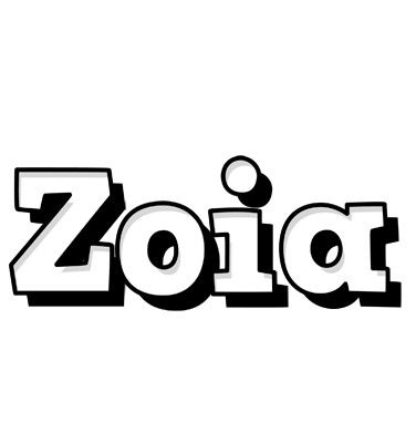 Zoia snowing logo