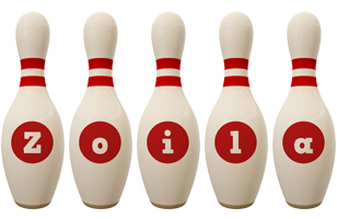 Zoila bowling-pin logo