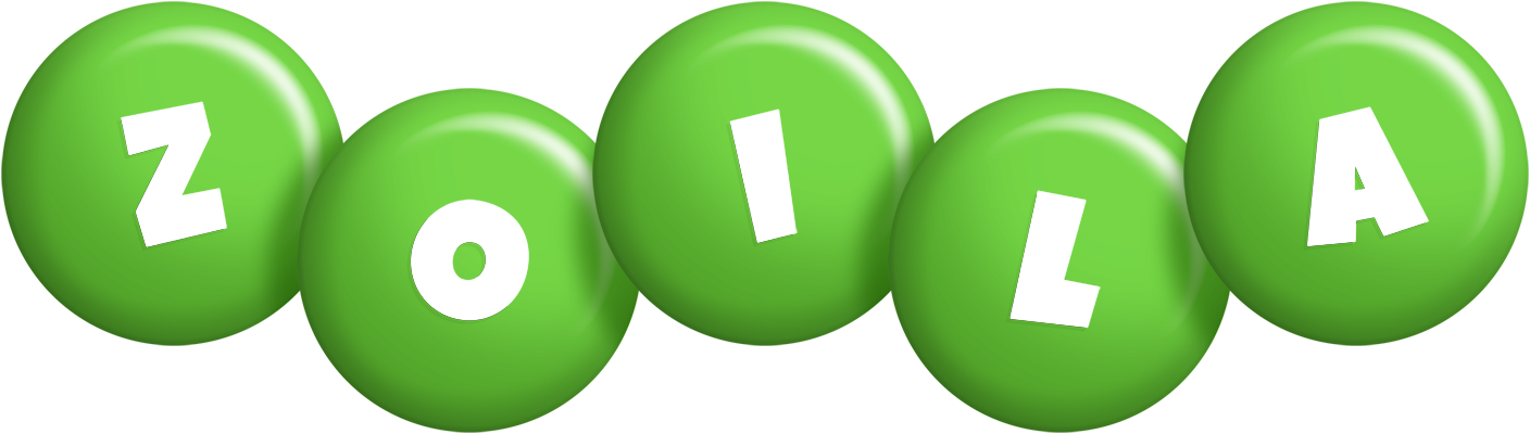 Zoila candy-green logo