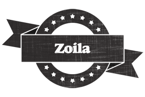 Zoila grunge logo