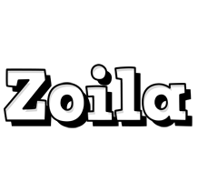 Zoila snowing logo