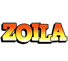 Zoila sunset logo