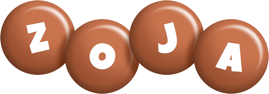 Zoja candy-brown logo