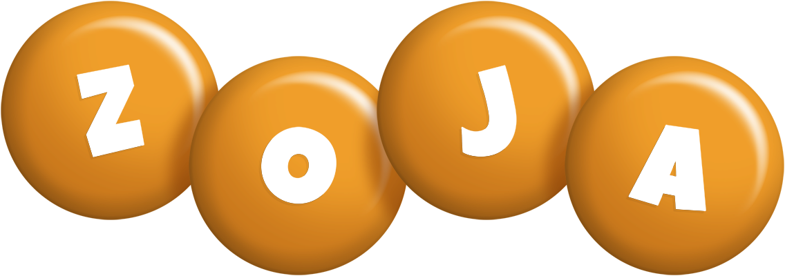 Zoja candy-orange logo