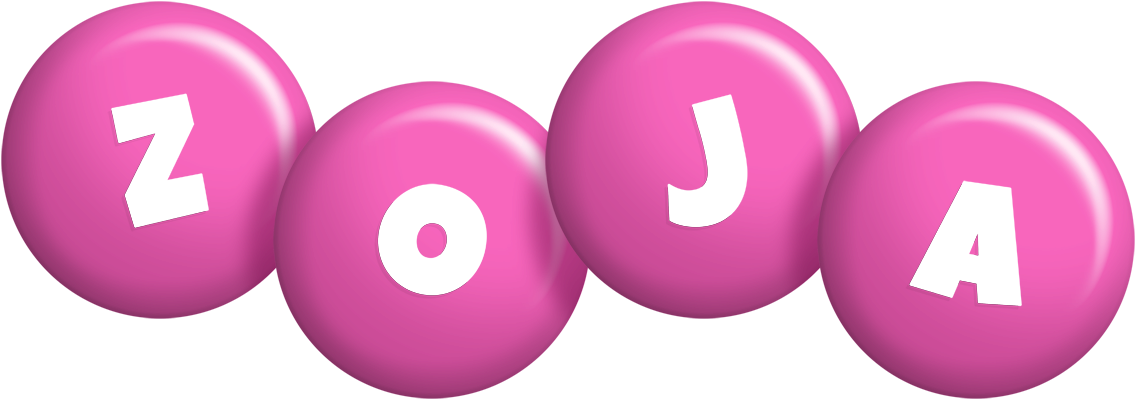 Zoja candy-pink logo