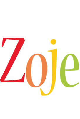 Zoje birthday logo