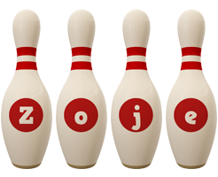 Zoje bowling-pin logo