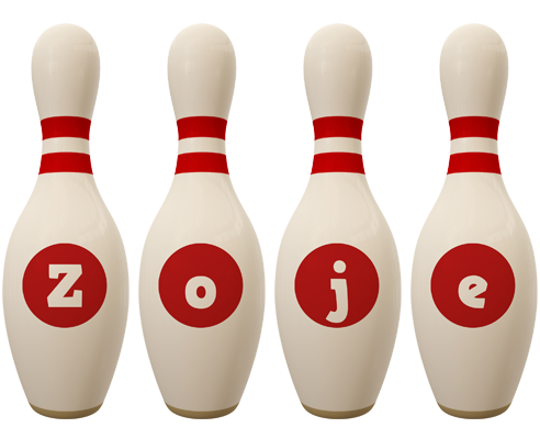 Zoje bowling-pin logo
