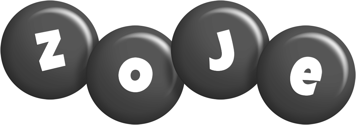 Zoje candy-black logo