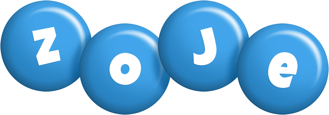 Zoje candy-blue logo