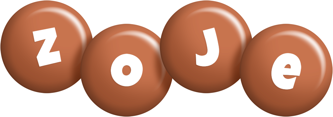Zoje candy-brown logo