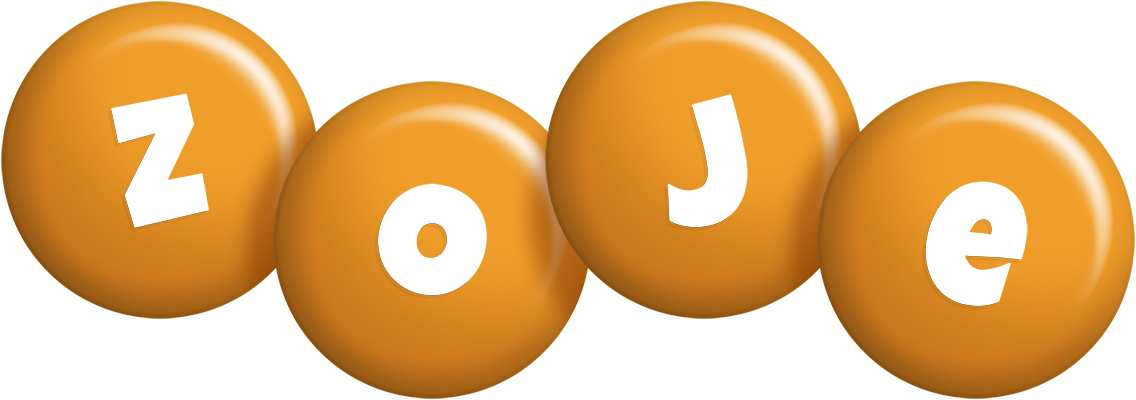 Zoje candy-orange logo