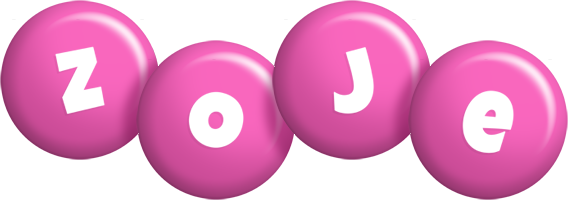 Zoje candy-pink logo