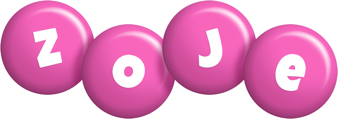 Zoje candy-pink logo