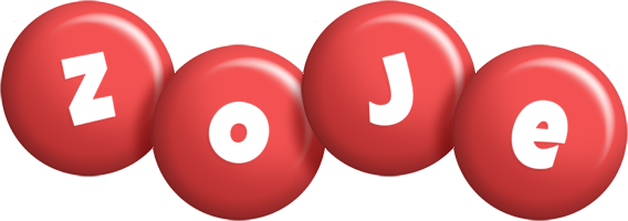 Zoje candy-red logo