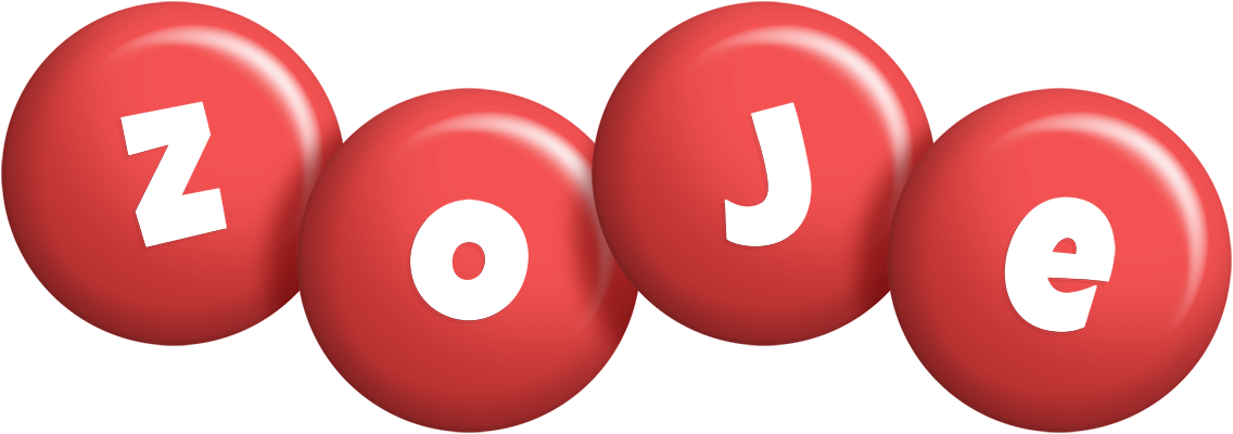 Zoje candy-red logo