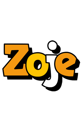Zoje cartoon logo