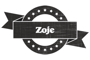 Zoje grunge logo