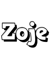 Zoje snowing logo