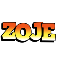 Zoje sunset logo