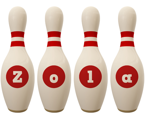 Zola bowling-pin logo