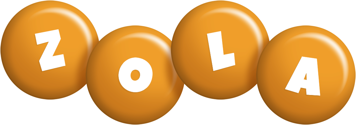 Zola candy-orange logo
