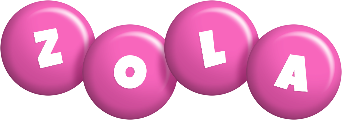 Zola candy-pink logo