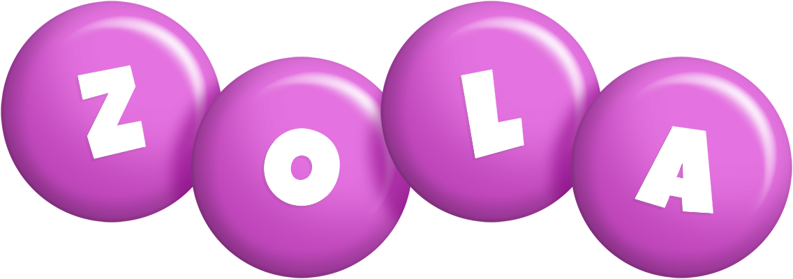 Zola candy-purple logo