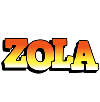 Zola sunset logo