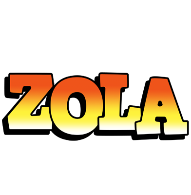 Zola sunset logo