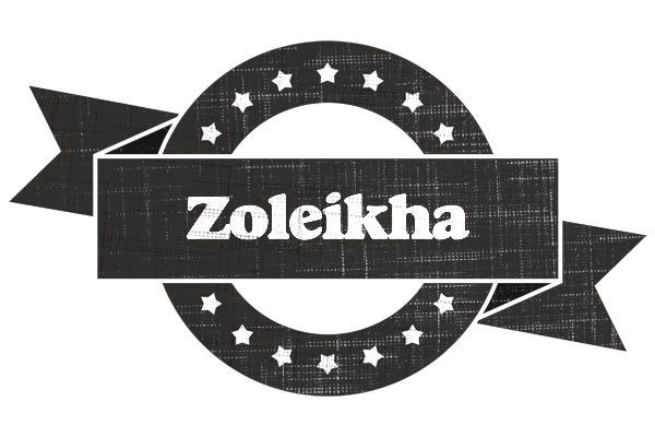 Zoleikha grunge logo