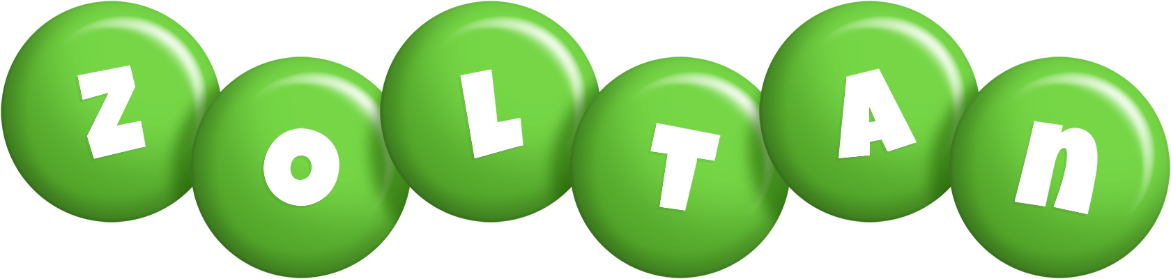 Zoltan candy-green logo
