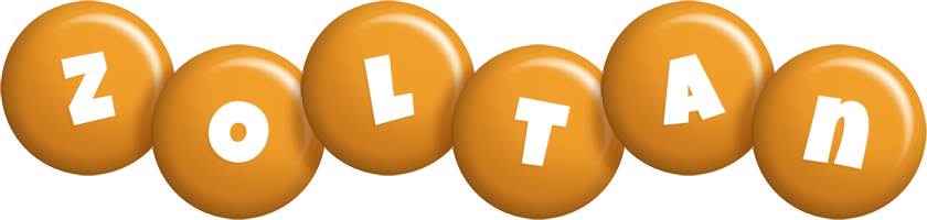 Zoltan candy-orange logo